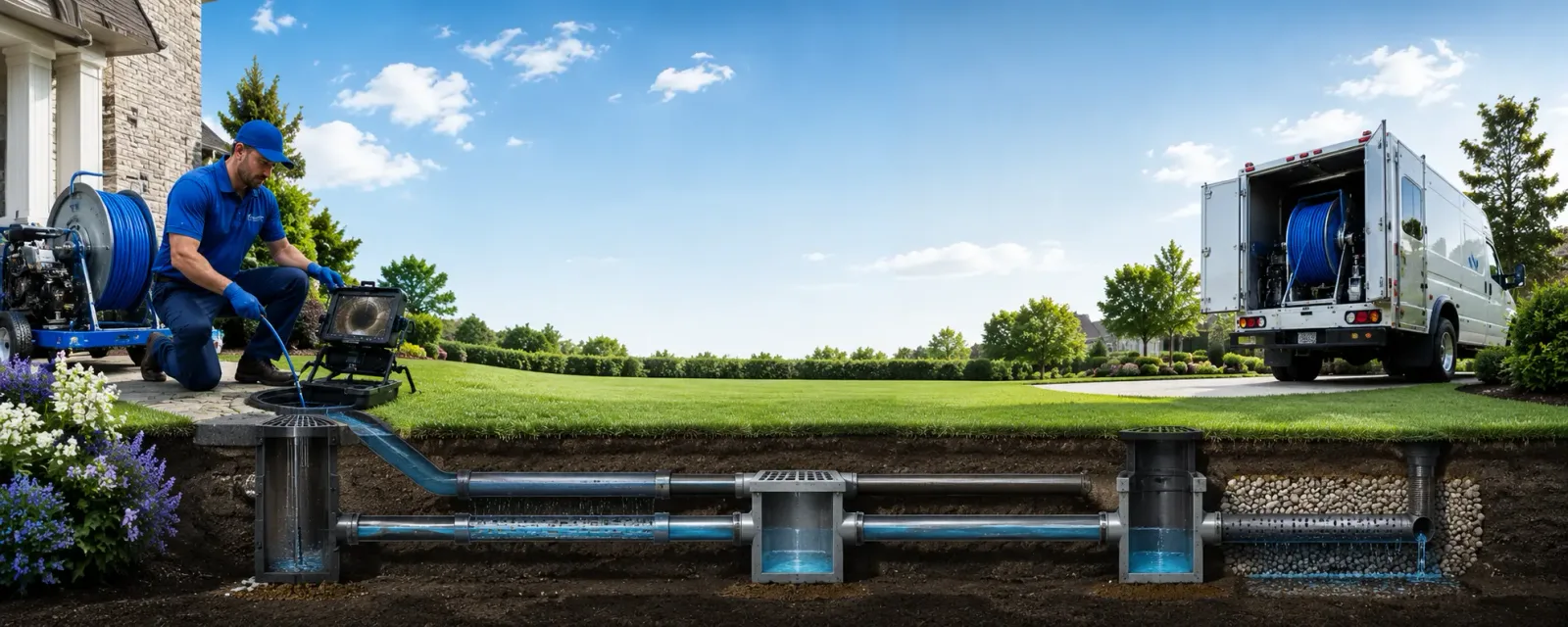 Outdoor drain cleaning information for Bartlett, TX